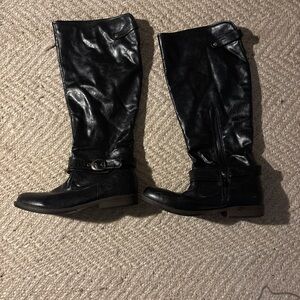 BAMBOO Black Knee-High Boots